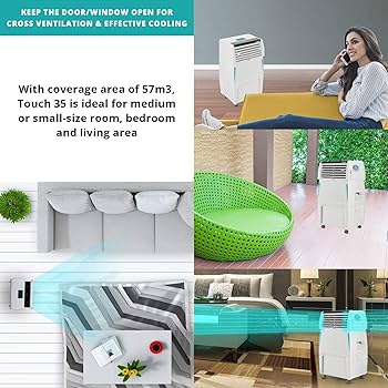 Symphony Touch 35 (New) Personal Air Cooler with Remote, Mosquito